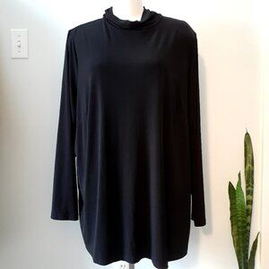 BOB‎ MACKIE Womems Black Top Plus Size 3X